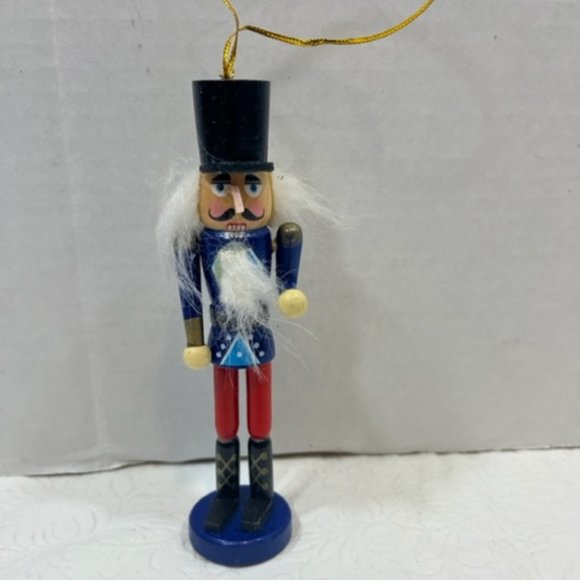 Wooden Toy Soldier Nutcracker Christmas Ornament 5" - Picture 5 of 8